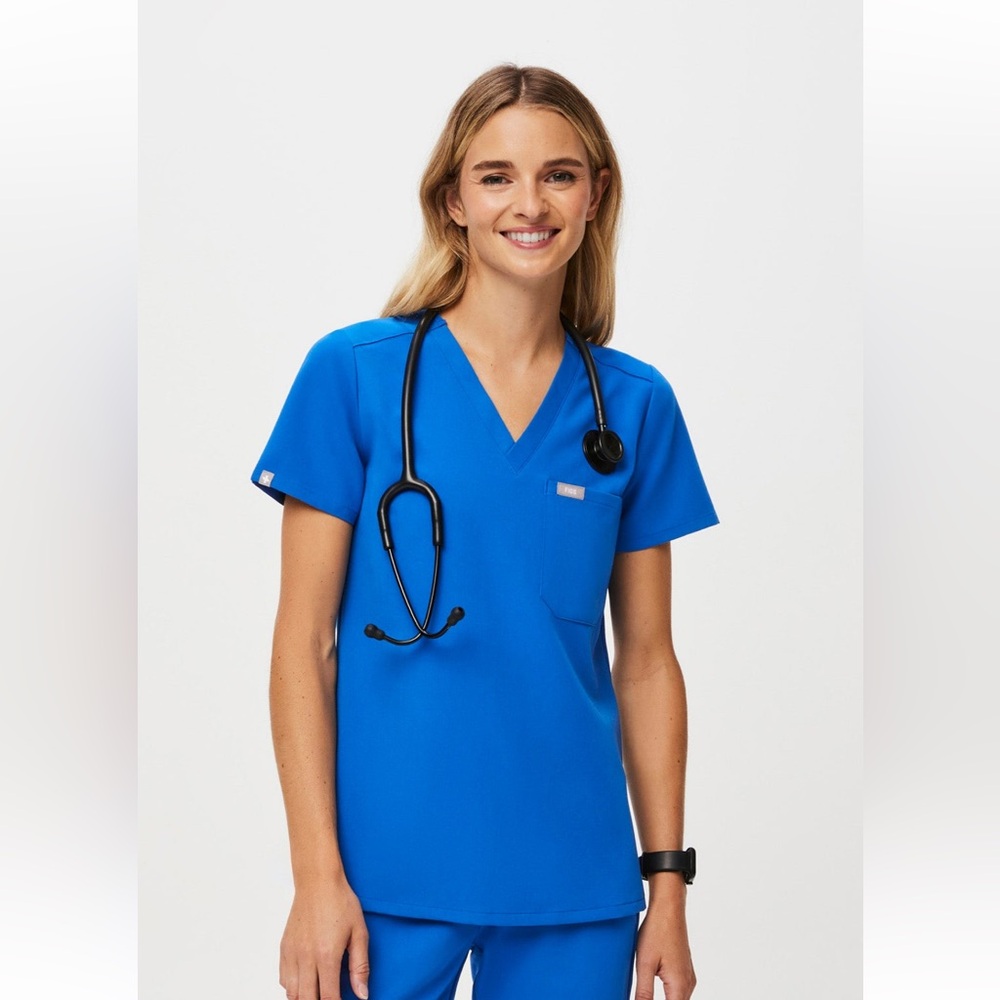 Women’s Figs Royal Blue scrub set